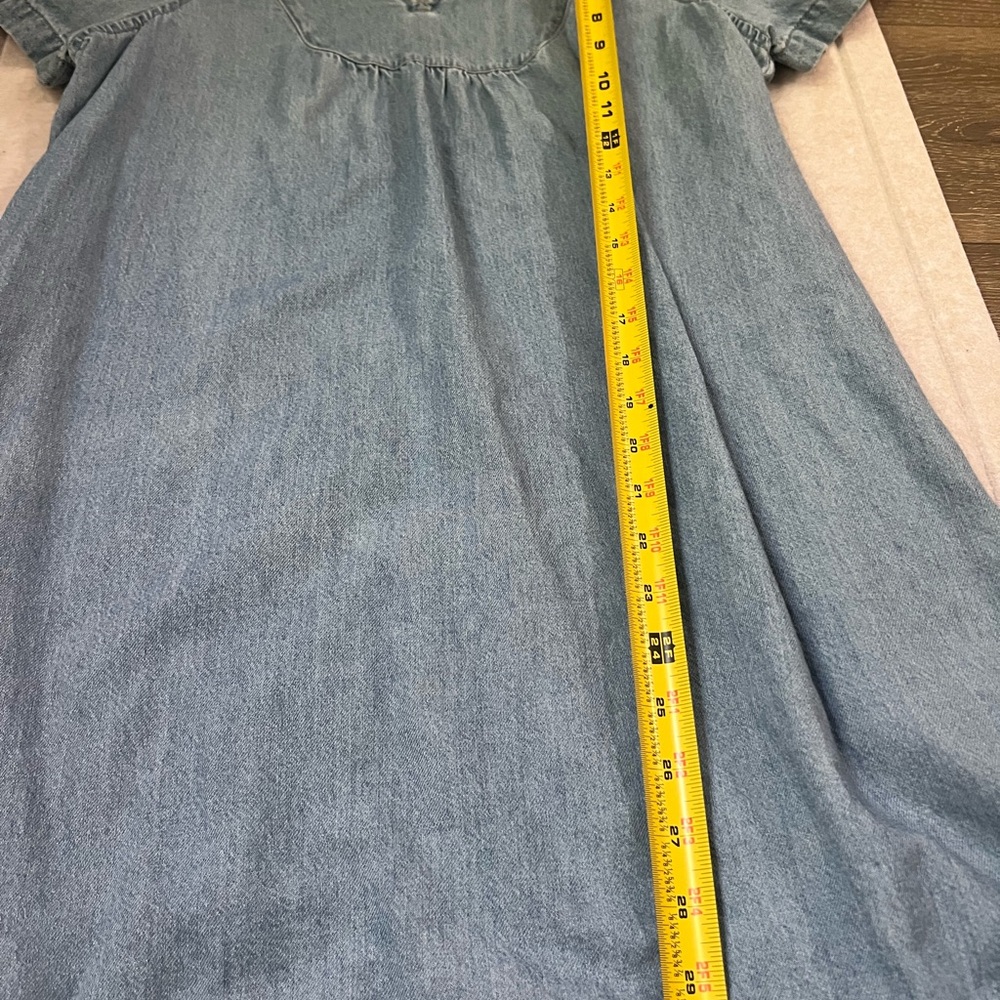 Madewell Light Blue‎ Denim Dress - Picture 7 of 9